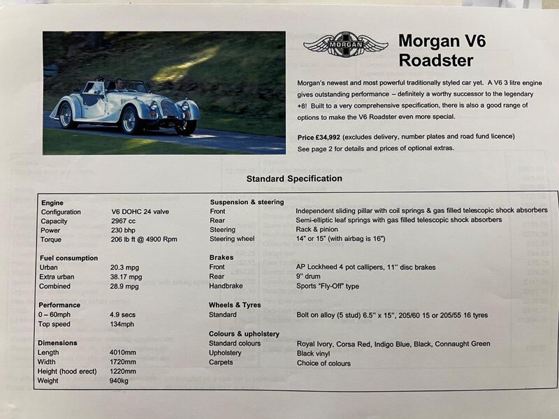 MORGAN ROADSTER